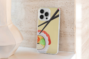 SUSHI IPHONE CLEAR CASE 15 pro