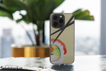 SUSHI roll and chopstick IPHONE CLEAR CASE
