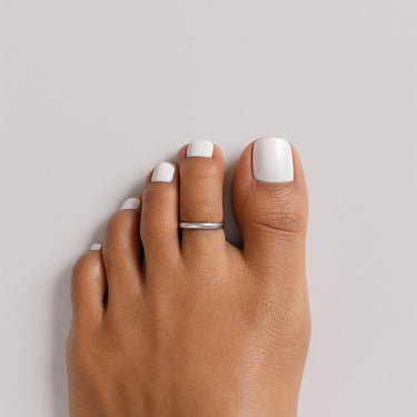 HALF ROUND SMALL TOE RING