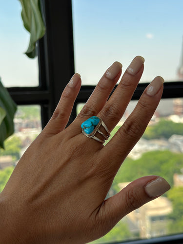 handcrafted TURQUOISE RING