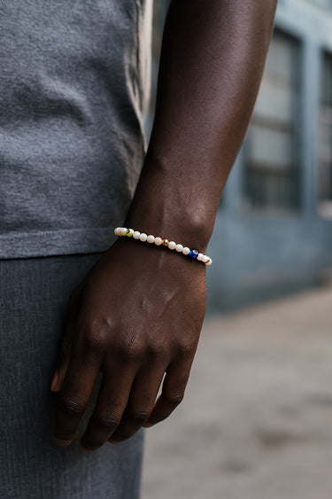 BEAD BRACELET WITH PEARLS