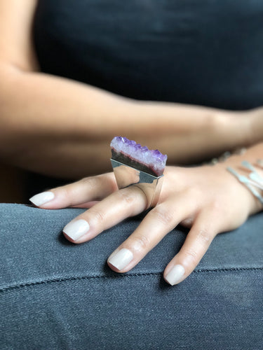 PURPLE TOWER RING
