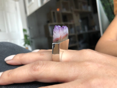 PURPLE TOWER RING