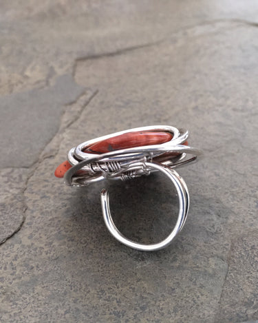 RED COAST WAVE RING
