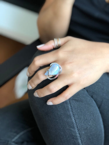SHALLOW WATERS WAVE RING