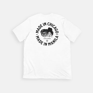 made in manila t-shirt white cotton short sleeve