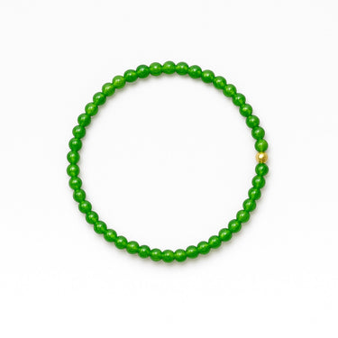 BEAD BRACELET WITH JADE - 4MM