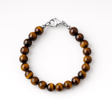 BEAD BRACELET WITH TIGER'S EYE - 8MM