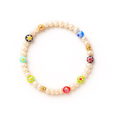 BEAD BRACELET WITH PEARLS