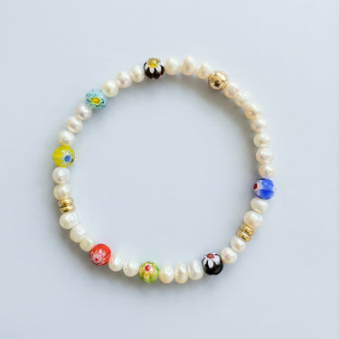 BEAD BRACELET WITH PEARLS