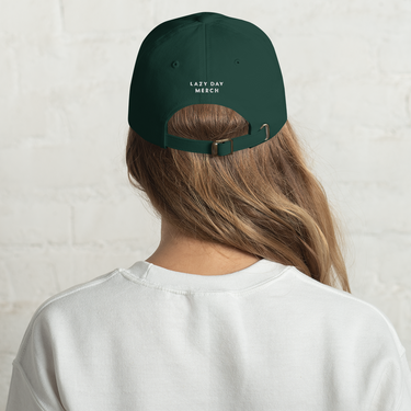READY NEVER LAZY DAY DAD HAT