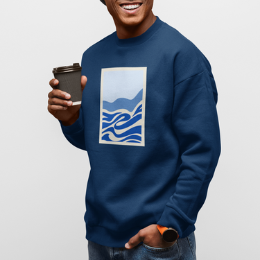 WAVES CREWNECK SWEATSHIRT