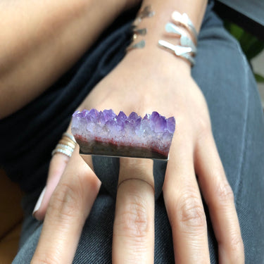 PURPLE TOWER RING
