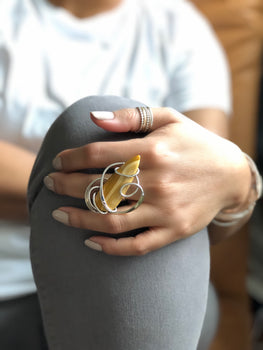 sterilng silver wire wrap ring