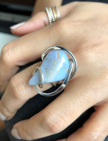 SHALLOW WATERS WAVE RING